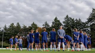 Trainen in Zeist op de KNVB Campus